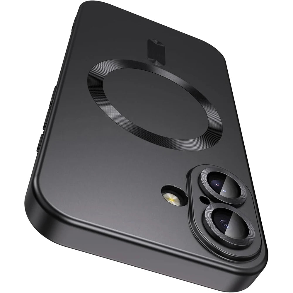 For Magsafe Magnetic Wireless Charge Phone Cases For iPhone 16 15 14 13 12 11 Pro Max Plus Case Camera Back Cover Accessories