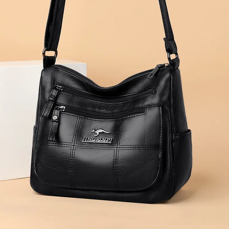 Handbag for Ladies 2025 Women's Crossbody Bag New Multi-layer Mother's Bag Large Capacity Shoulder Messenger Purse Foreign Trade