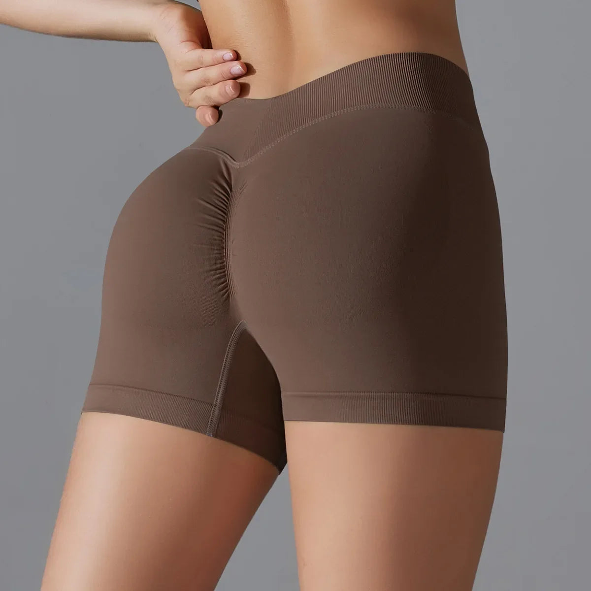 Seamless Yoga Pants Women Sexy V Butt Push Up Fitness High Waist Pants Gym Running Workout Female Sports Yoga Tight Leggings