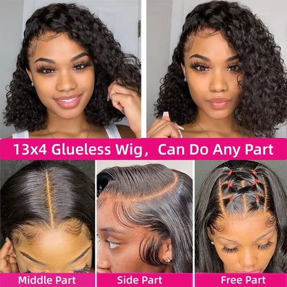 Glueless Wigs Human Hair Wear And Go Kinky Curly Lace Frontal 100% Human Hair Perruque Cheveux Humains OnSale Brazilian Raw Hair