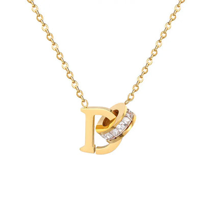 Classic Stainless Steel Necklace for women Designer Jewelry Luxury Necklace Women Necklace+Earrings T006