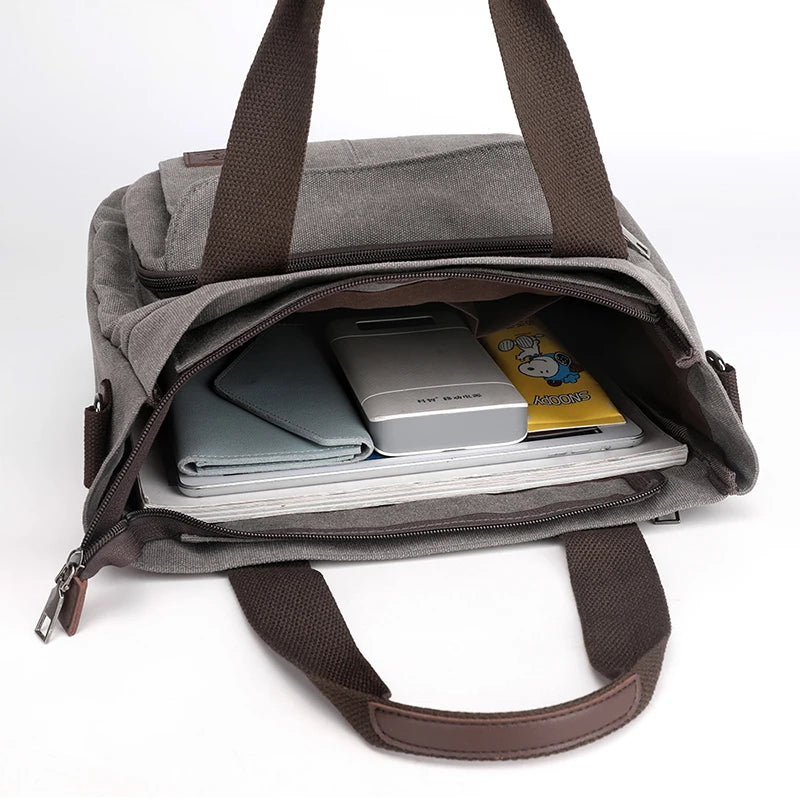 2024 Women Bag New Fashion Messenger Bag Women Shoulder Bag Canvas Handbag Purse Large Capacity Fashion Female Tote Shopping Bag