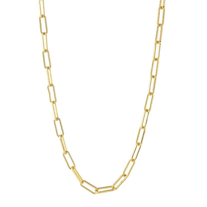 925 Sterling Silver Gold Necklace For Women High Quality Sterling-silver-jewelry  Chain Necklace