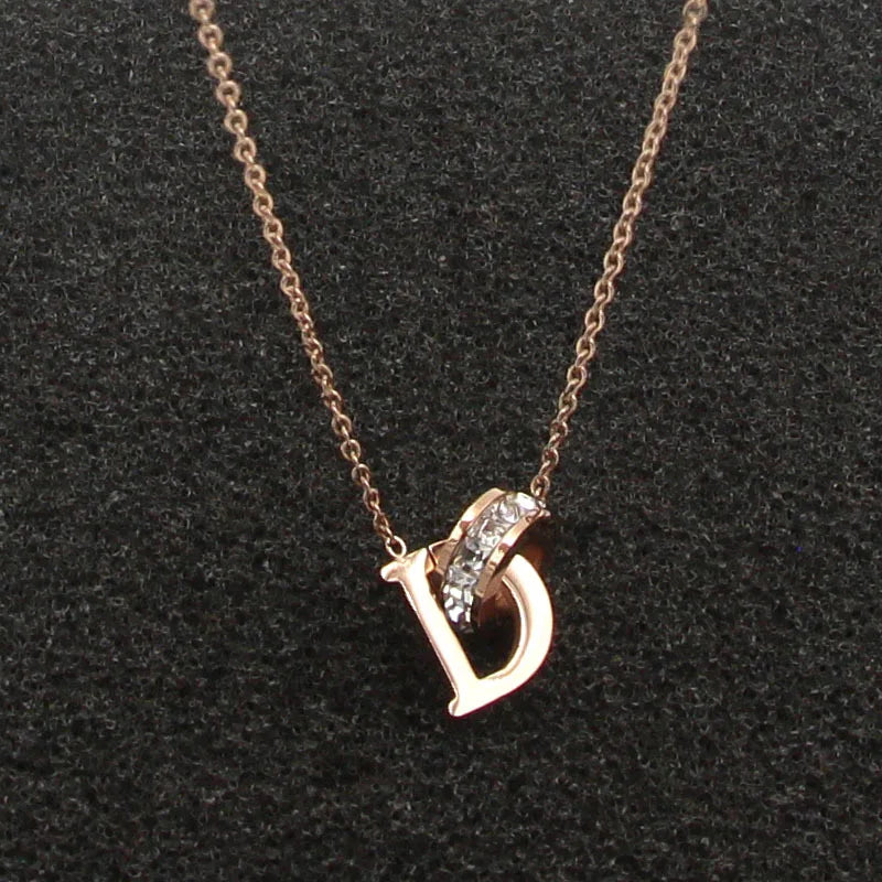 Classic Stainless Steel Necklace for women Designer Jewelry Luxury Necklace Women Necklace+Earrings T006