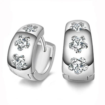 Crystal Earing Brincos Pendientes Mujer Earrings Stud Orecchini Oorbellen Women Jewelry Zircon Stud Earrings For Women Brinco
