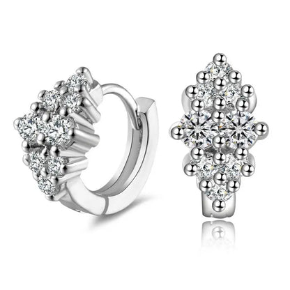 Crystal Earing Brincos Pendientes Mujer Earrings Stud Orecchini Oorbellen Women Jewelry Zircon Stud Earrings For Women Brinco
