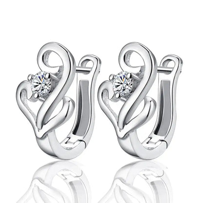Crystal Earing Brincos Pendientes Mujer Earrings Stud Orecchini Oorbellen Women Jewelry Zircon Stud Earrings For Women Brinco