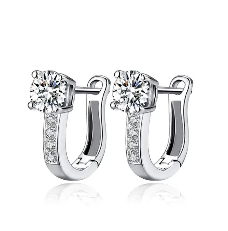 Crystal Earing Brincos Pendientes Mujer Earrings Stud Orecchini Oorbellen Women Jewelry Zircon Stud Earrings For Women Brinco