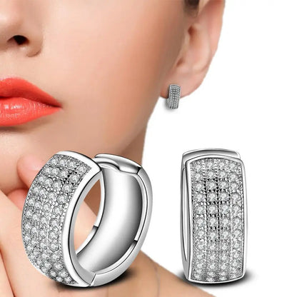Crystal Earing Brincos Pendientes Mujer Earrings Stud Orecchini Oorbellen Women Jewelry Zircon Stud Earrings For Women Brinco