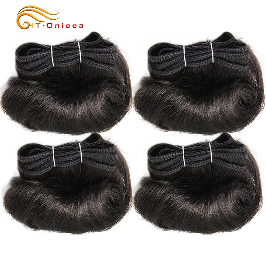 Brazilian Curly Hair Weave Bundles 100% Human Hair 4 Bundles Afro 1B 30 Burgundy Bundles Hair Extension 5 5 6 7 Inches Remy Hair