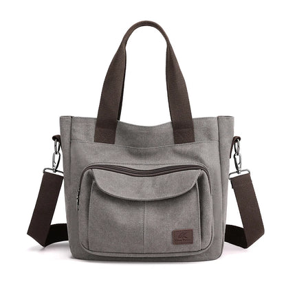 2024 Women Bag New Fashion Messenger Bag Women Shoulder Bag Canvas Handbag Purse Large Capacity Fashion Female Tote Shopping Bag