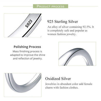 S925 Sterling Silver Necklaces For Women Simple Chain Fashion Minimalist Pendant Necklaces Long Adjustabl Necklace Birthday Gift