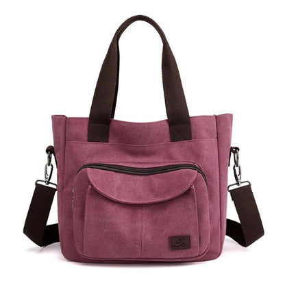 2024 Women Bag New Fashion Messenger Bag Women Shoulder Bag Canvas Handbag Purse Large Capacity Fashion Female Tote Shopping Bag