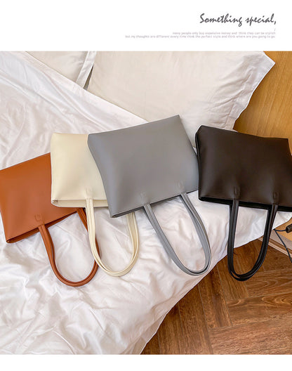 Fashion Tote Bag Women's Large Capacity Simple Women Handbags Commuter Casual all-in-one Shoulder Bag Bolso Bandolera Mujer 2024