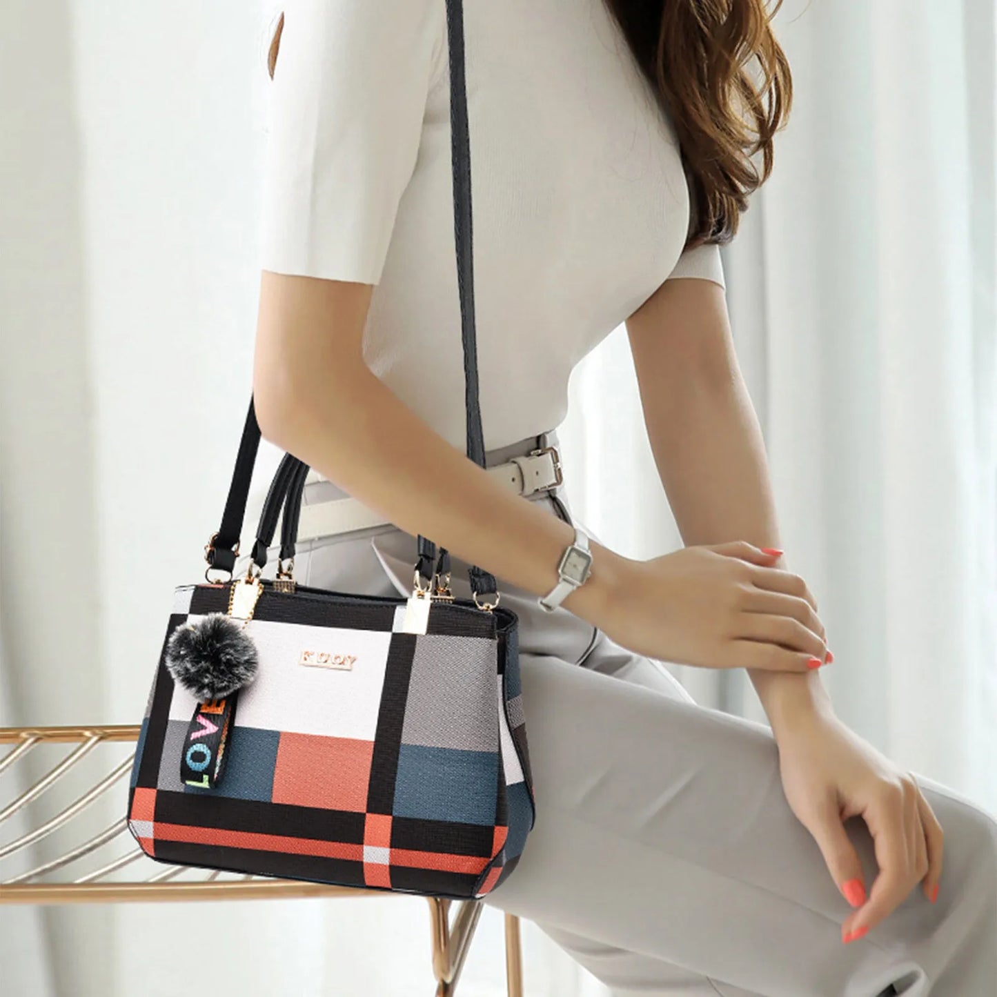 Women'S Bag, Fashionable Women'S Bag, Handbag, European And American One Shoulder Crossbody Baghandbags For Women Bolso Mujer