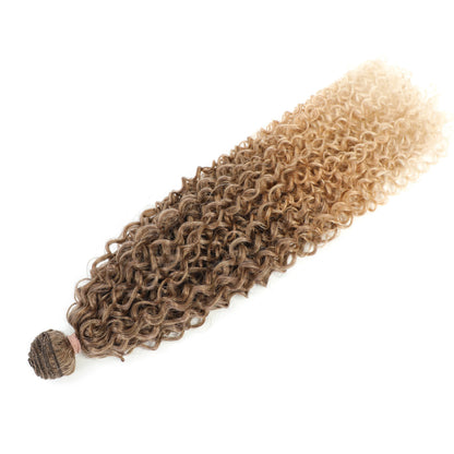 Synthetic Curly Hair Bundles Water Wave Hair Weave  Hair Extensions High Quality Weaving heat Temperature Hair