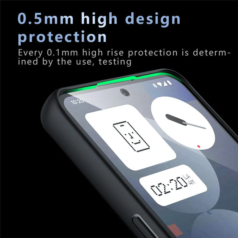 For Nothing Phone 3a Case Nothing Phone 3a Pro Cover Soft TPU Frame PC Bumper Protective Phone Cases On Nothing Phone (3a) Funda