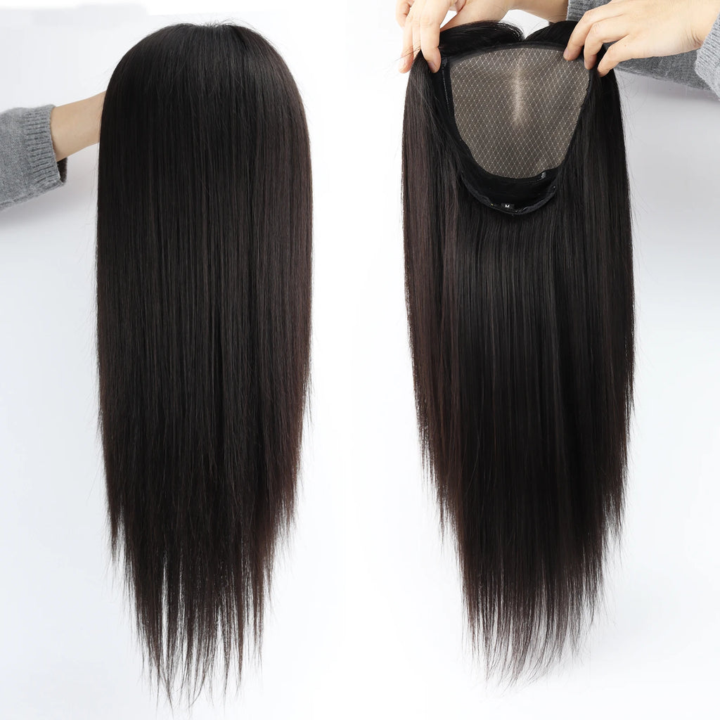 6x6“ Silk Top Full Lace Wig with PU front Real Virgin European Human Hair Wig for Women Silk Base with Elastic Net Wear to go