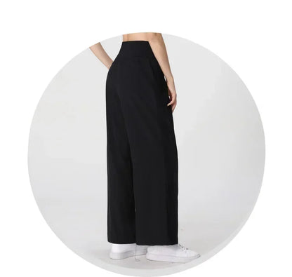 Yoga Pants Outdoor Loose Athletic Casual Pants Running Fitness Wide Leg Pants