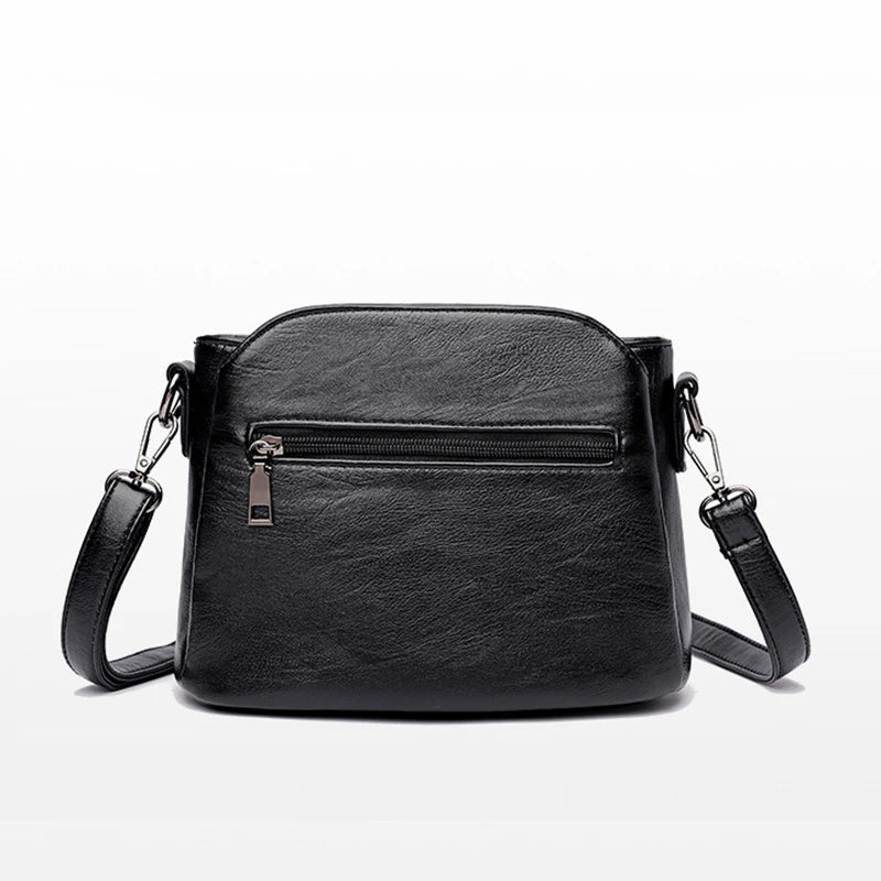 Women's Bags Retro Design Crossbody Bag Trend Quality PU Leather Bucket Shoulder Bags Small Handbags for Women