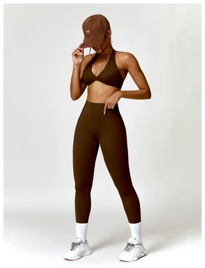 Women Yoga Pants Seamless Sports Gym Workout Clothes Stretchy High Waist Athletic Tights Fitness Leggings Activewear Leggings
