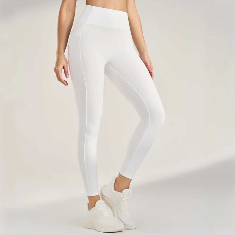No Embarrassment Line Yoga Pants Women High Waisted Lift Hip Peach Butt Stretch Leggings Sweatpants Pants Long Pants