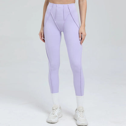 Seamless Yoga Leggings Pants Sports Fitness High Waist Peach Hip Raise Training Trousers Running Workout Gym Leggings for Women