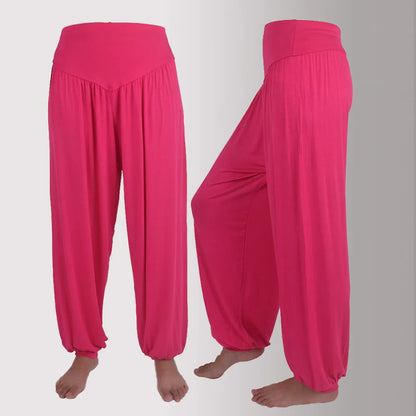 Yoga Pants Loose Harem Pants For Women Training Dance Trousers Sport Running Yoga Pants High Waist Ladies Trousers