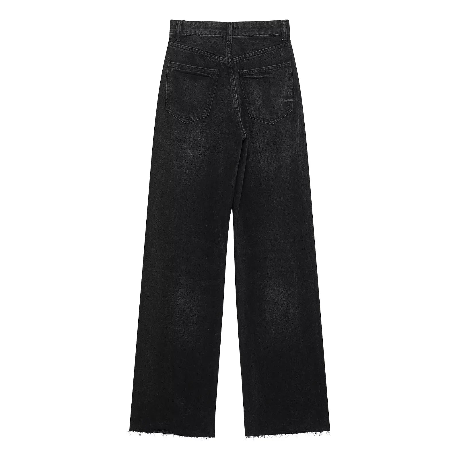 Willshela Women Jeans Denim Pant High Waist Female Chic Lady Casual Basic Mujer Straight Trousers