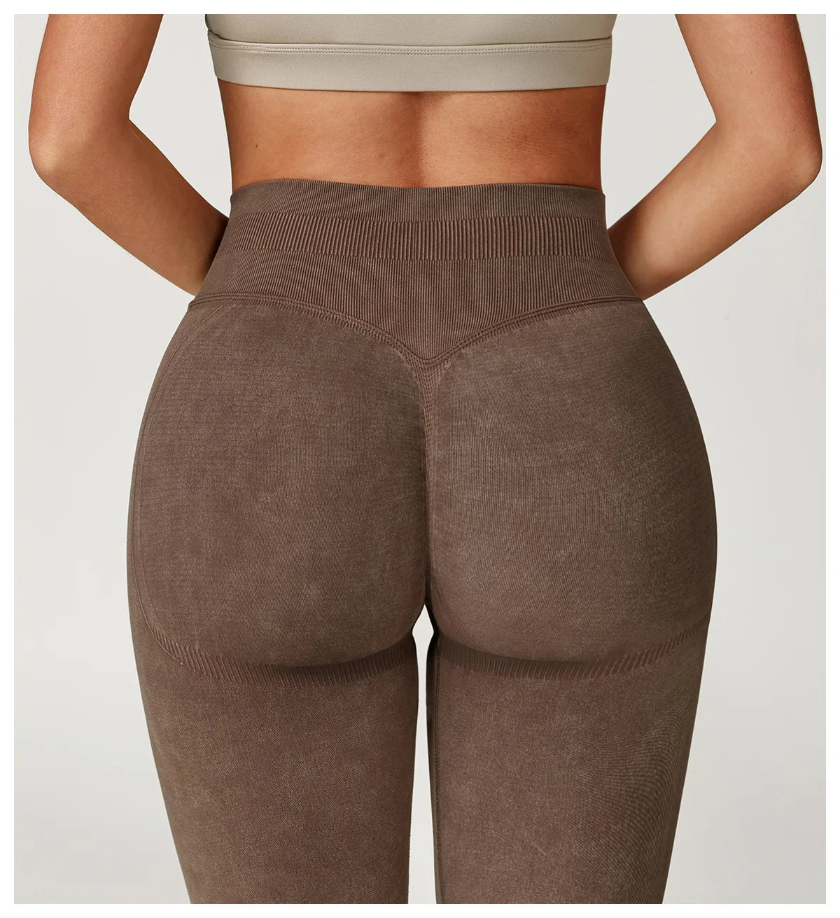 Yoga Pants Impact Leggings Women Seamless Sports Yoga Pant High Waist Ribbed Gym Clothes Fitness Workout Wear Scrunch Bum Tights