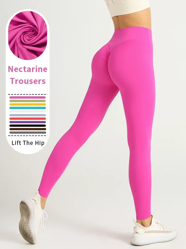 High Waist Yoga Leggings Women Fitness Leggings Running Cycling Pants Breathable Sports Leggings Summer Workout Gym Clothing👖👍