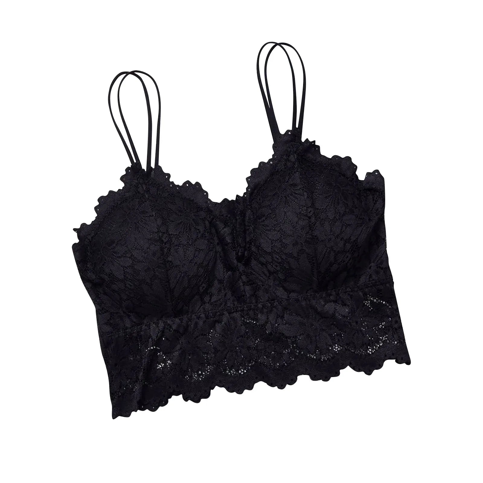 Women's Sexy Bra Top Solid Color Vest Lace Seamless Breathable Top Tank Tops for Women Crop Top Tank Tops for Women Womens Tank