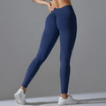 Seamless Yoga Pants Women Sexy V Butt Push Up Fitness High Waist Pants Gym Running Workout Female Sports Yoga Tight Leggings