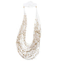 Multi Layer Bead Necklace Women Fashion Chain Girls Pendant Beads Choker Necklaces Elegant Jewelry Women Neck Chain Gift