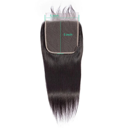 Straight 4x4 5x5 6x6 Closure Human Hair 13x4 Ear To Ear Transparent Frontal Lace Only 2x6 HD Lace Closure 3-5 Days Delivery