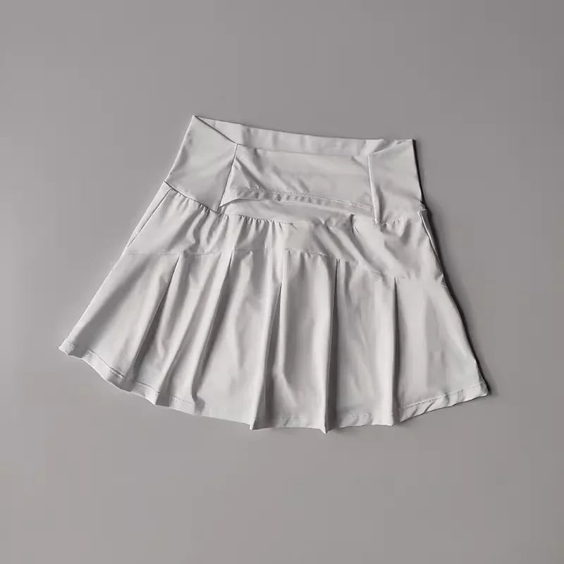 Summer High Waist Sports Short Skirt Lined Shorts Fitness Yoga Quick Dry Running Sport Skirts Tennis Skirt Golf Wear for Women