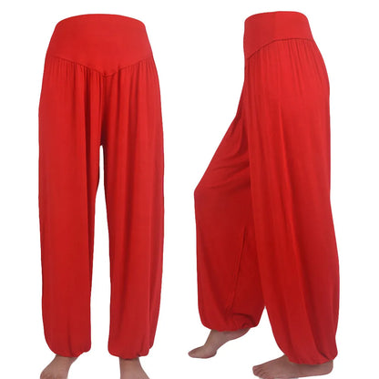 Yoga Pants Loose Harem Pants For Women Training Dance Trousers Sport Running Yoga Pants High Waist Ladies Trousers