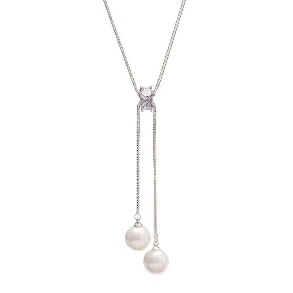 Women Necklace Chic Multiple Styles Pendant Necklace Long Sweater Chain Party Dress Necklace Jewelry Gift