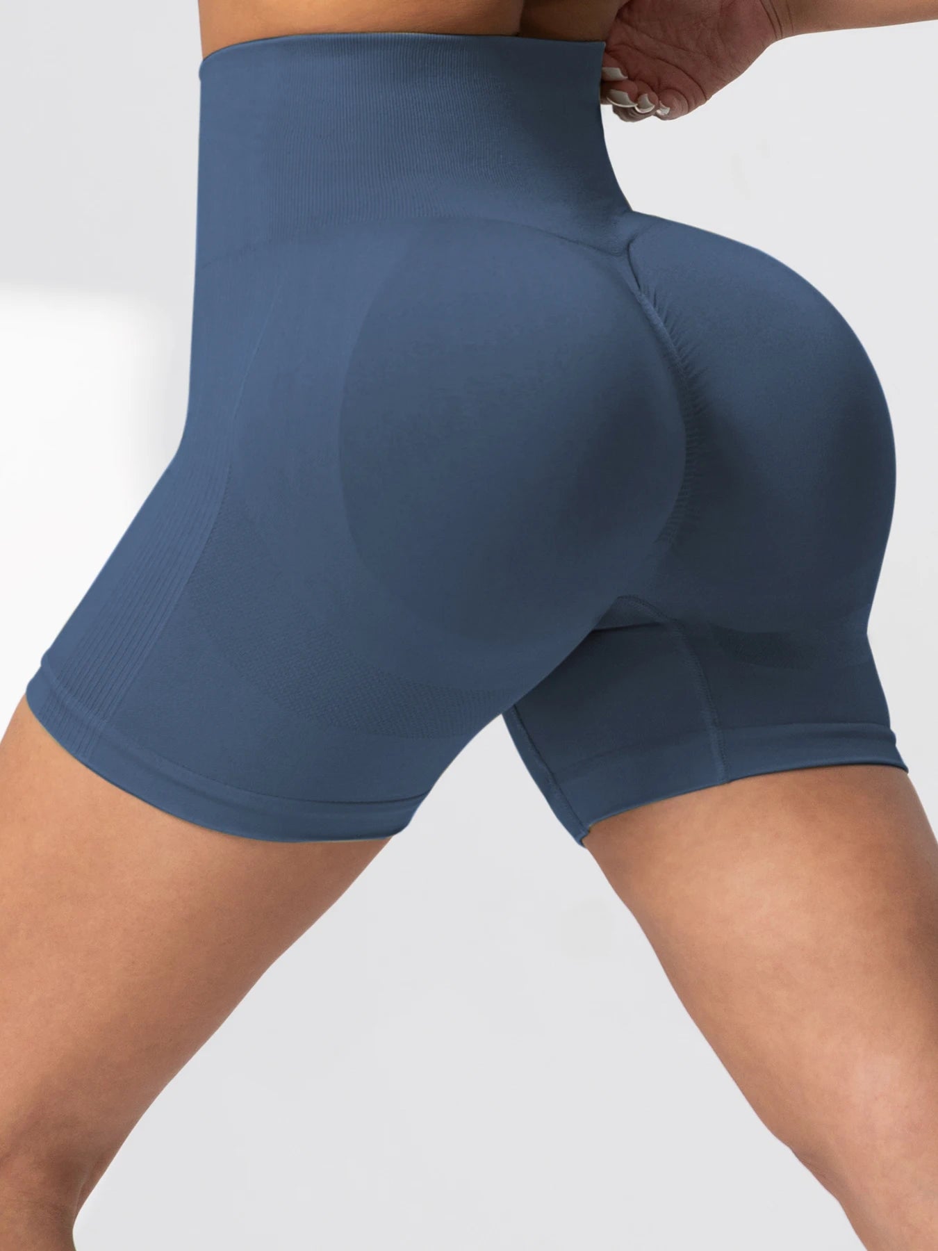 Women Yoga Shorts Legging High Waist Workout Shorts Fitness  Lift Butt Fitness Ladies Gym Running Short Pants Sportswear