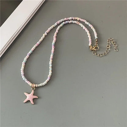 Elegant Spring Summer Necklace for Women Girls Cute Romantic Short Layered Neck Jewelry Party Wedding Gift Fashion Accessory