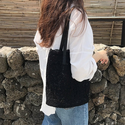 Women's Bag Shoulder Bags Leather Handbags Canvas TOP-handle Bag Luxury Fashion Lady Crossbody Bags for Women Casual Fashion