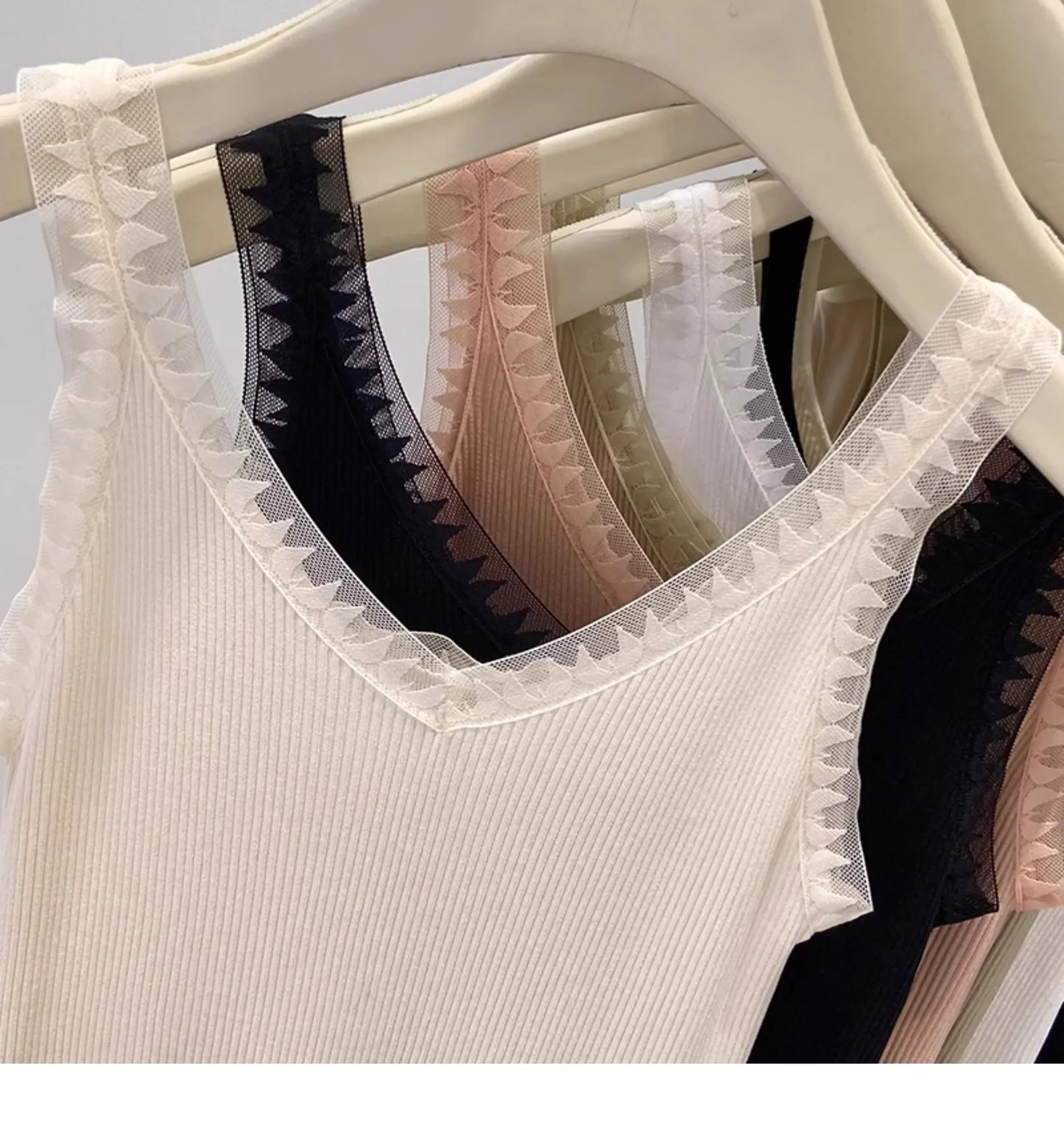 Women Summer Fashion Thin Knitted Undershirt Sleeveless Corset Top Half High Neck Comfortable Breathable Lace Tank Top 2025