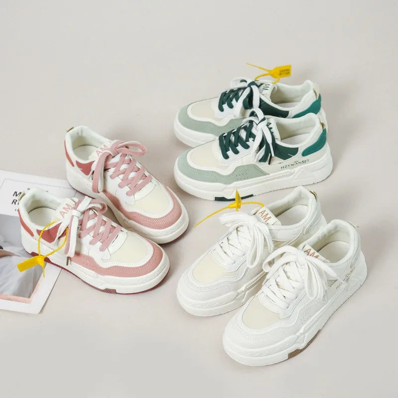 2025 New Women Shoes High Quality Original All-match Platform Casual Sneakers Trends Sweet American Fashion Student Boards Shoes