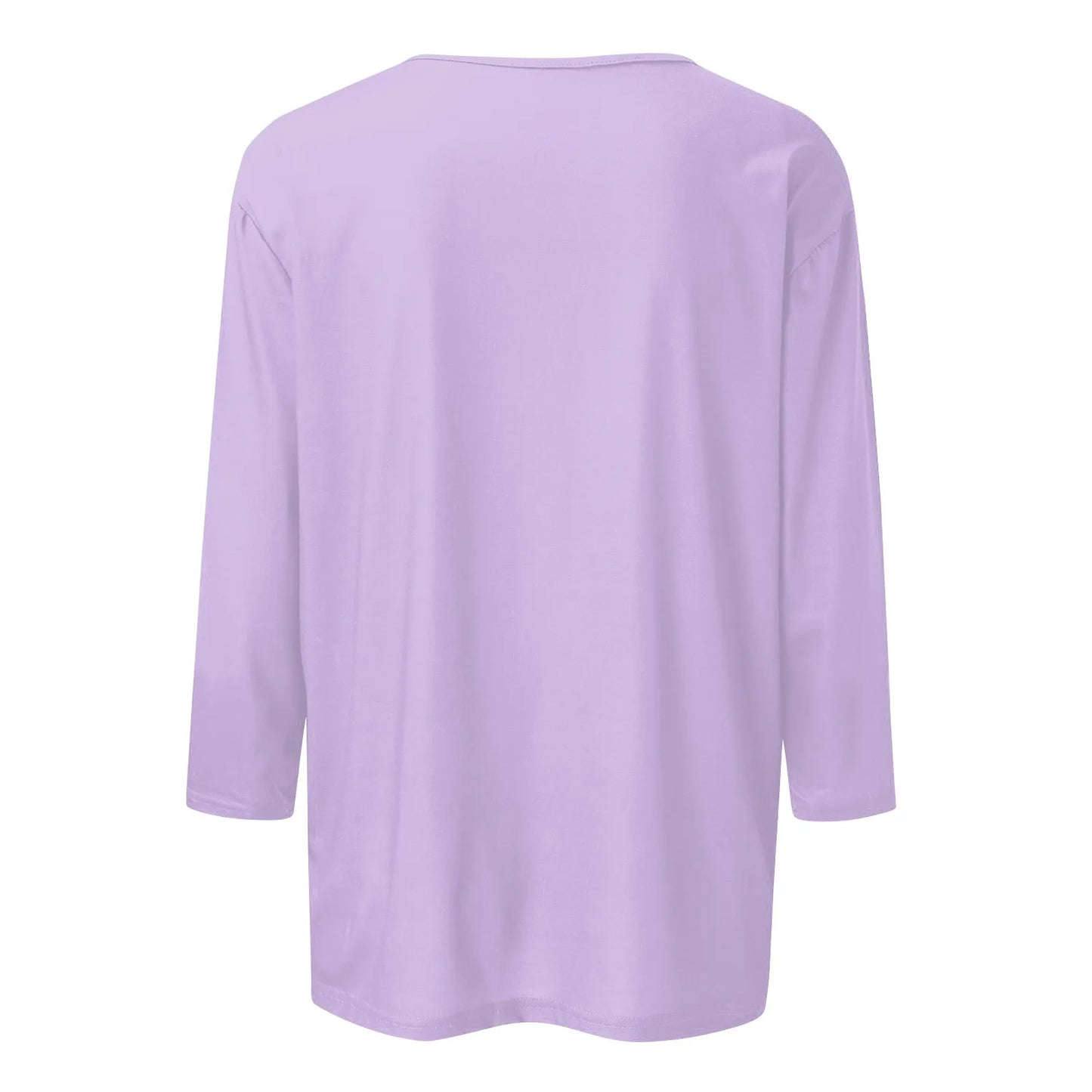 Women Summer Tops Round Neck Three Quarter Sleeve Comfortable Print T Shirt Blouse Women T Shirt muticolor t shirt tops