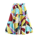 Skirts Summer Women's 2025 New Chic Print High Waist Women's Skirts Fashion Joker Street Youth Holiday Travel Skirts