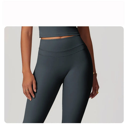 New Yoga Pants Women Workout Yoga Leggings High Waist Sport Leggings Women's Running Workout Tights Gym Push Up Fitness Trousers