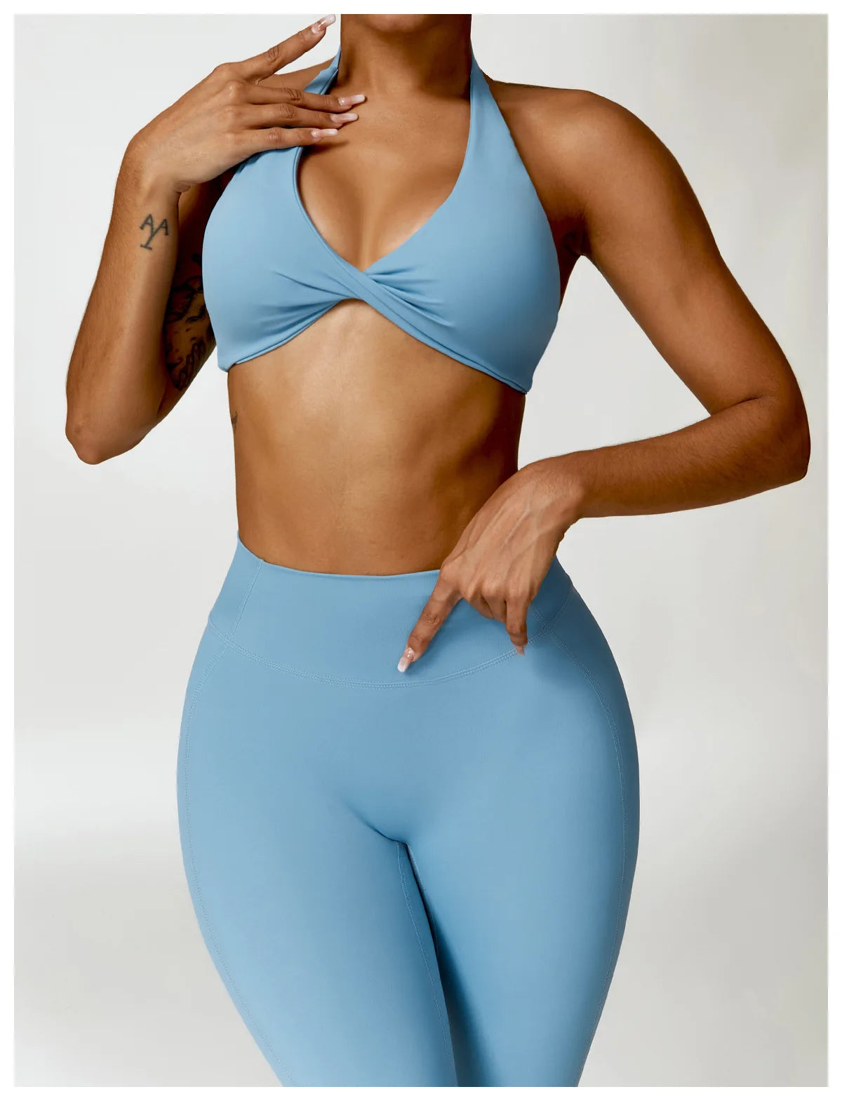Women High Waist Yoga Pants Fitness Legging Workout Training Tights Running Pants Seamless Sport Leggings Gym Clothing