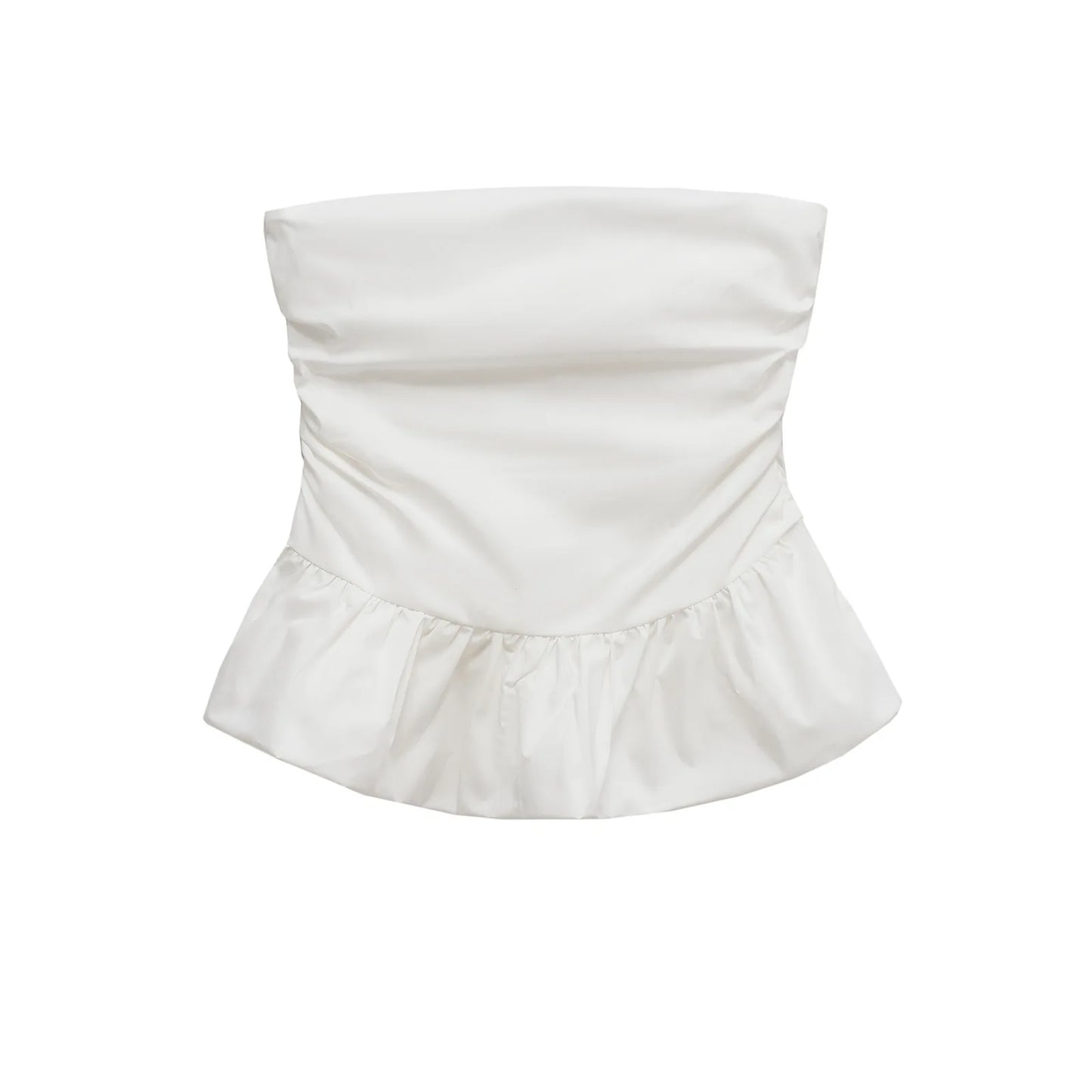 European and American 2025 new women's clothing European and American style fashionable sexy tube top