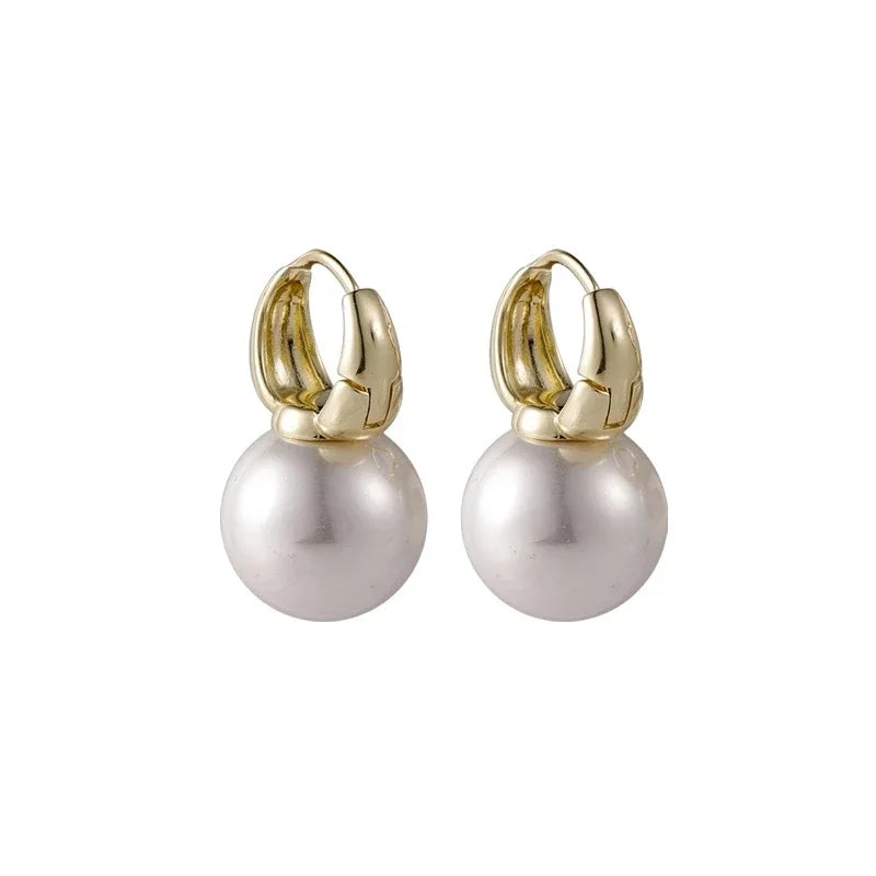 Fashion Wedding Jewelry Earrings, Silver Pearl Earrings, Minimalist Style, Women's Earrings, The First Choice For Giving Gifts