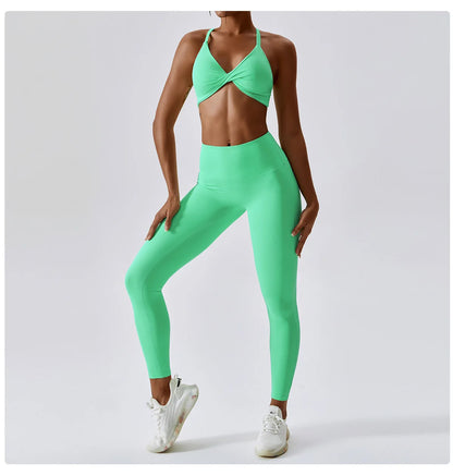 Women's Yoga Pants Nude Feeling Running Speed Dry Buttock Lifting Fitness Pants High Waist Tight Gym Push-Up Sweat Pants